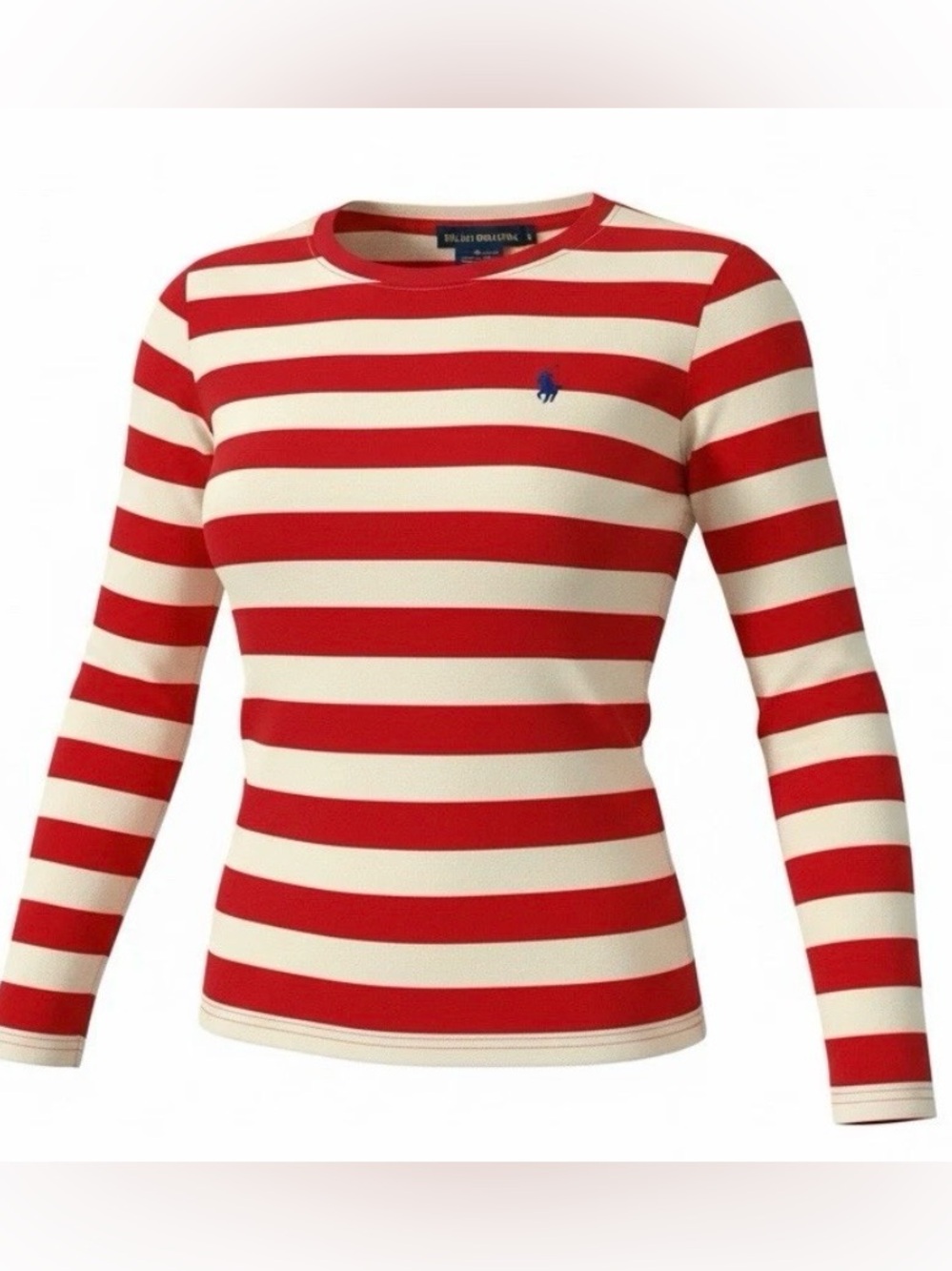 Ralph Lauren Sport Long Sleeve Striped Tee | Size L